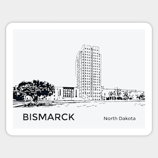 Bismarck North Dakota Sticker